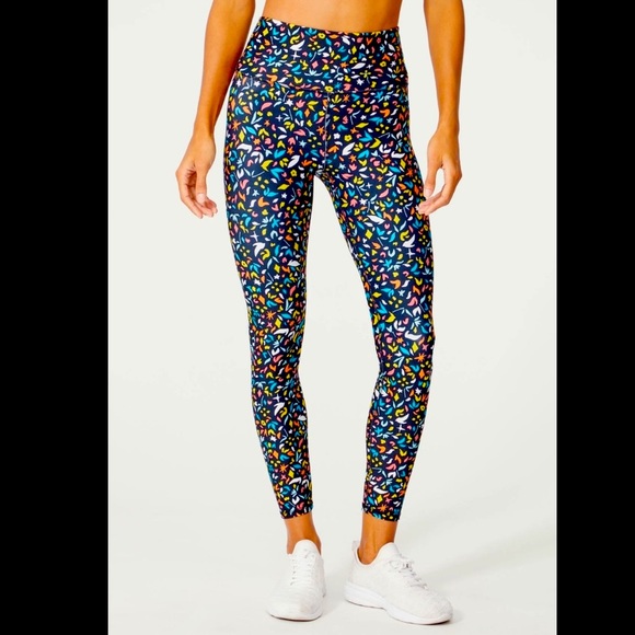 ELLIE || Classic Funfetti Colorful Print Leggings - SZ XS ✨NWOT✨ - Picture 5 of 15